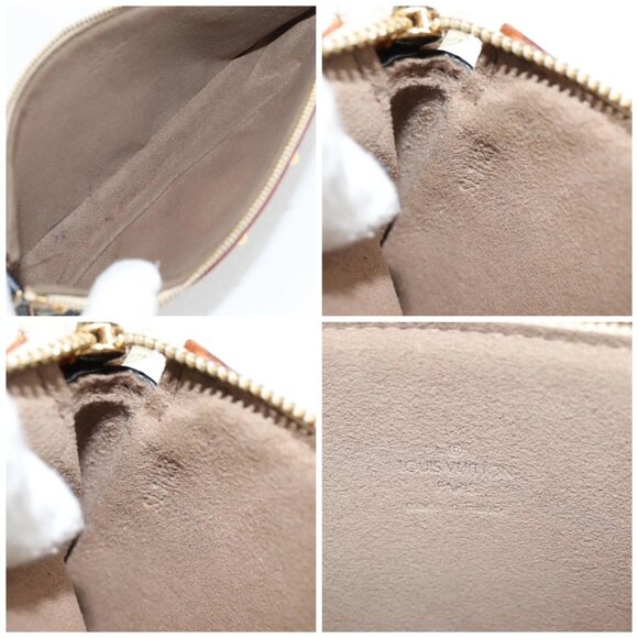 LOUIS VUITTON Multicolor Pochette Accessoires Pouch Black M92648 LV Auth 133185V - Picture 15 of 16